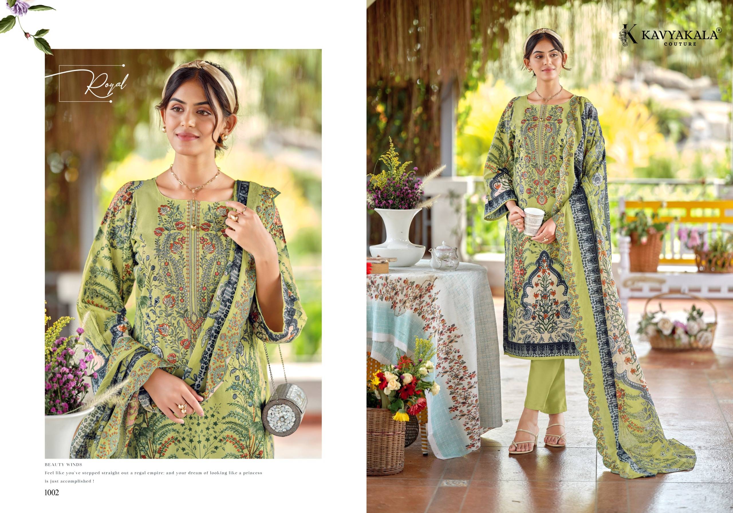 Zarina By KAVYA‎‎ KALA 1001 To 1006 Series Beautiful Festive Suits Stylish Fancy Colorful Casual Wear & Ethnic Wear Lawn Cotton Print Dresses At Wholesale Price